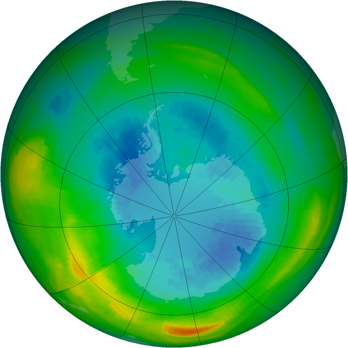 Ozone Map 1981-09-10